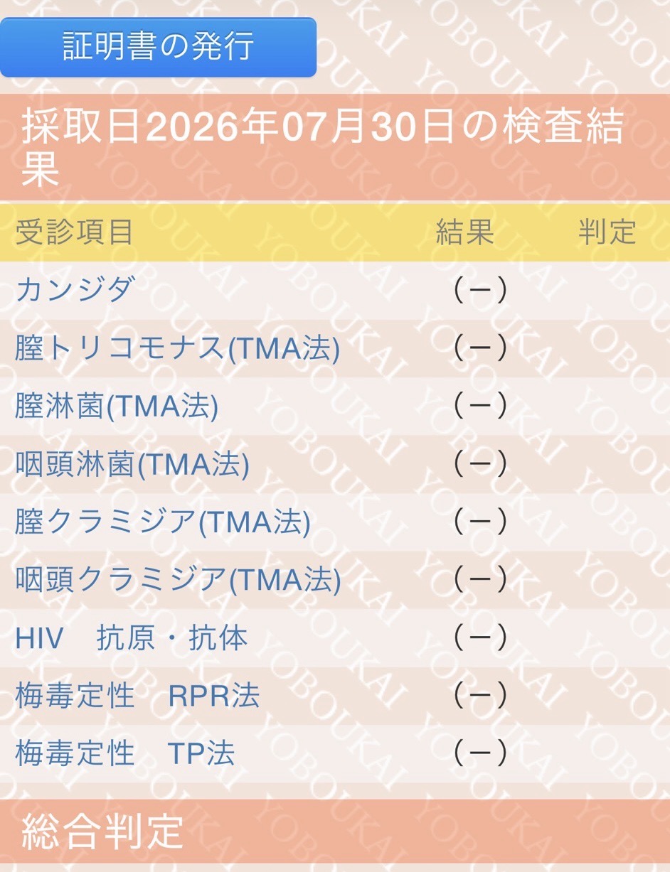 近期体检报告
